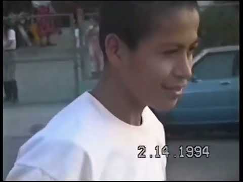 At trinity park with the homies 1994