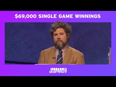 Game 6: Austin Rogers' $69,000 Single Game Winnings | JEOPARDY!