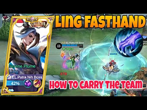TOP 1 GLOBAL LANCELOT SHOW HOW TO PLAY LING FAST HAND BY EL Putra Nih Boss - MOBILE LEGEND