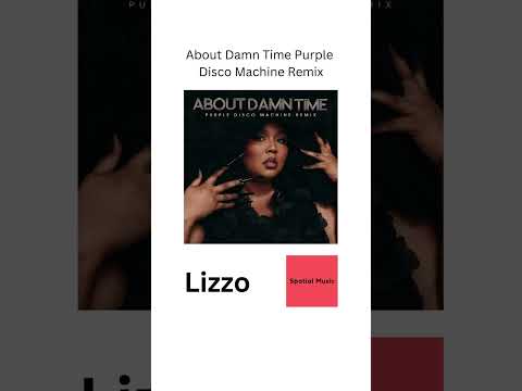 About Damn Time Purple Disco Machine Remix (Lizzo)