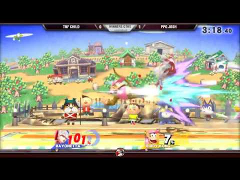 VS Weekly 8/4/16 - Winners Qtrs - Child (Bayonetta) vs. WormyNugget (Diddy) - Smash 4
