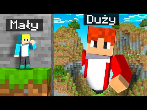 CHOWANY MAŁY VS DUŻY w MINECRAFT!