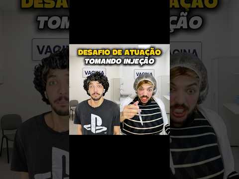 Nem doeu! #pedroator #desafiodeatuação #enzo #vacina #injeção #vacina #criançamimada #pedroverso