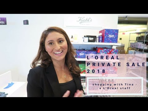 L'Oreal Private Sale - Shopping With Tina - A L'Oreal Staff