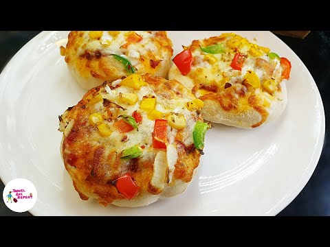 Mini Pizzas In Air Fryer | Pizza Dough And Pizza Sauce Recipe | Easy Air Fryer Recipes |