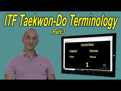 ITF Taekwon-Do Terminology - Part 3