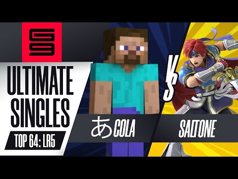 あcola (Steve) vs SALTONE (Roy) - Ultimate Singles Top 64: Losers Round 5 - Genesis 9