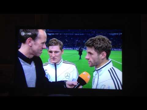 Thomas Müller nach dem Spiel gegen Kasachstan (22.03.13) :D