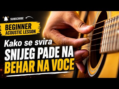 Kako se svira uvod Snijeg pade na behar na voce