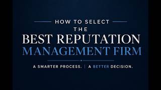How to Find the Best Reputation Management Company