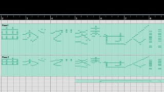 曲ができないのでMIDIアート作りました。