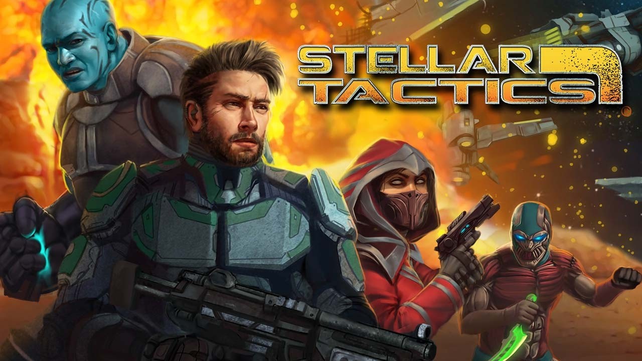 Thumbnail for Stellar Tactics trailer showing sci-fi RPG gameplay and tactical combat.