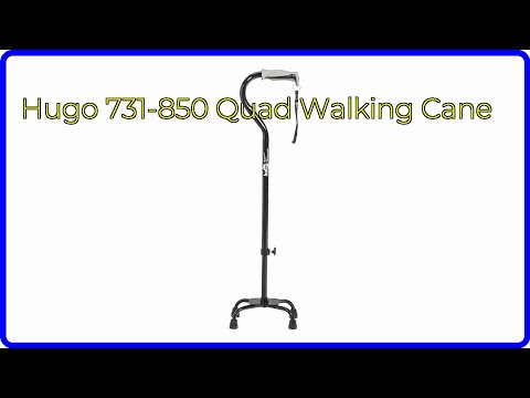 REVIEW (2025): Hugo 731-850 Quad Walking Cane. ESSENTIAL details.
