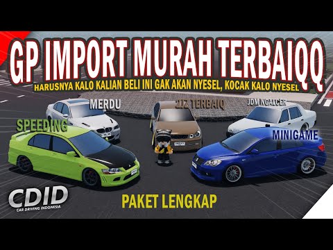 The Best Imported GP Cars on CDID for Beginners! Cheap, Fast, and Handsome! | CDID UPDATE ROBLOX ...