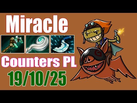 Miracle Batrider | 9330 MMR | Counters PL 100% | Dota 2 Gameplay 2017