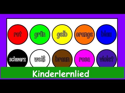 Der Farbenlieder Mix in Deutscher Sprache! Wir lernen die Farben- Sing mit  Yleekids