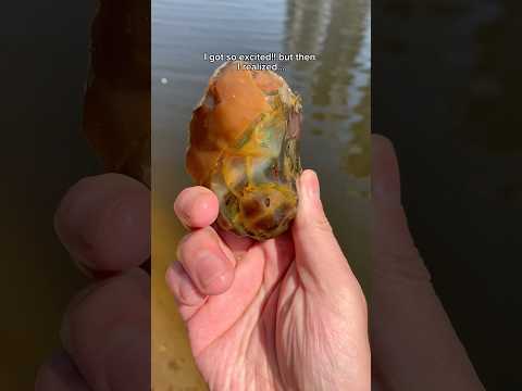 I found a huge gemstone by the river!! #crystals #gemstones #opal #crystalsupplier