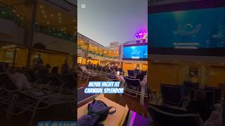 Movie night #cruise #cruisetour #travelvlog #cruiseship #travel #carnival #splendor