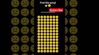 find this emoji #emoji #emojichallenge #funny #gaming #emojyfind  #shorts  #viralshort