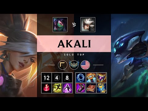 Akali Top vs Camille - NA Challenger Patch 25.13
