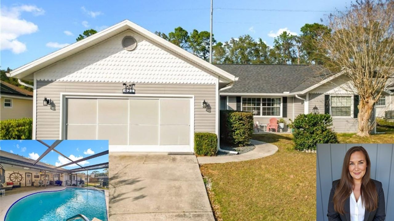 Cinematic tour: Tour This Beverly Hills Move In Ready Home! Newer Roof, Siding, & Heated Pool MLS#851858