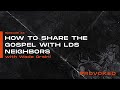 Provoked How To Share The Gospel LDS W Wade Orsini