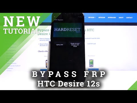 How to Bypass Google Verification in HTC Desire 12s - Skip Factory Reset Protection