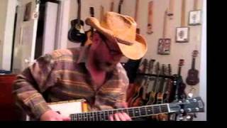 Gibson Style 6 string Cigar Box Guitar by Bluesboy Jag