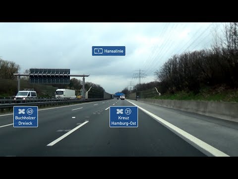 🇩🇪 A1: Buchholzer Dreieck - AK Hamburg-Ost (3x)