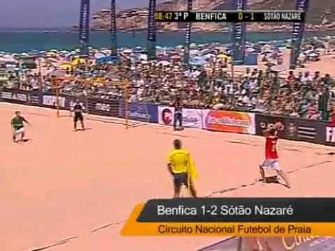 Futebol de praia  Benfica 1 2 Sótão Nazaré