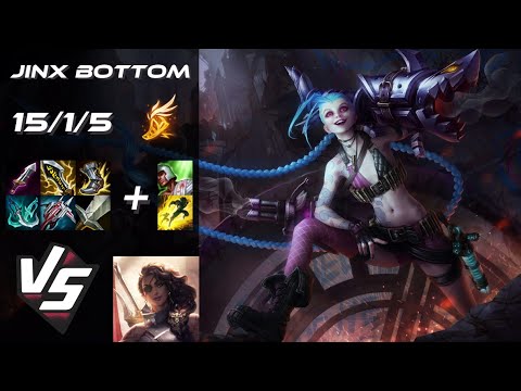 BOTTOM Jinx vs Samira - NA Grandmaster Patch 14.10