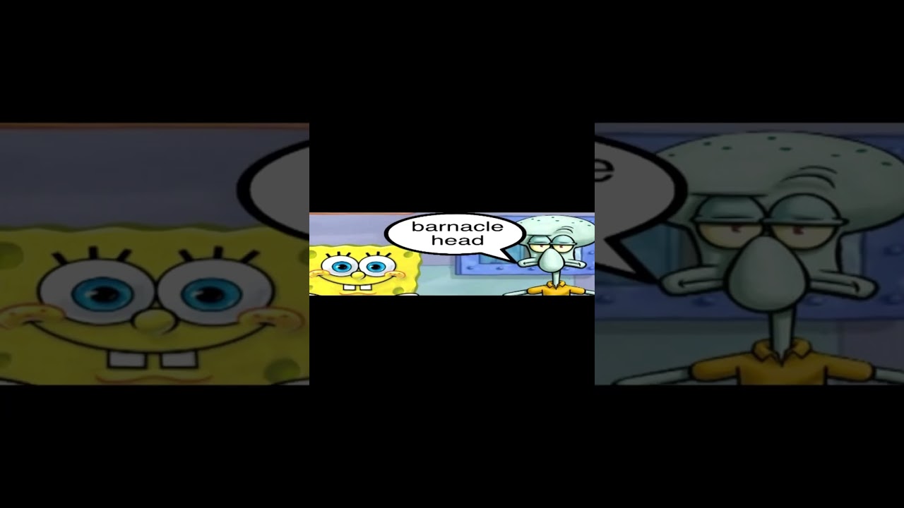 Squidward uses Strong Language #spongebob #squidward  #memes