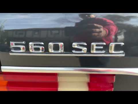**SOLD on the CCC Buy-It-Now Lot** 1987 Mercedes-Benz 560SEC Coupe