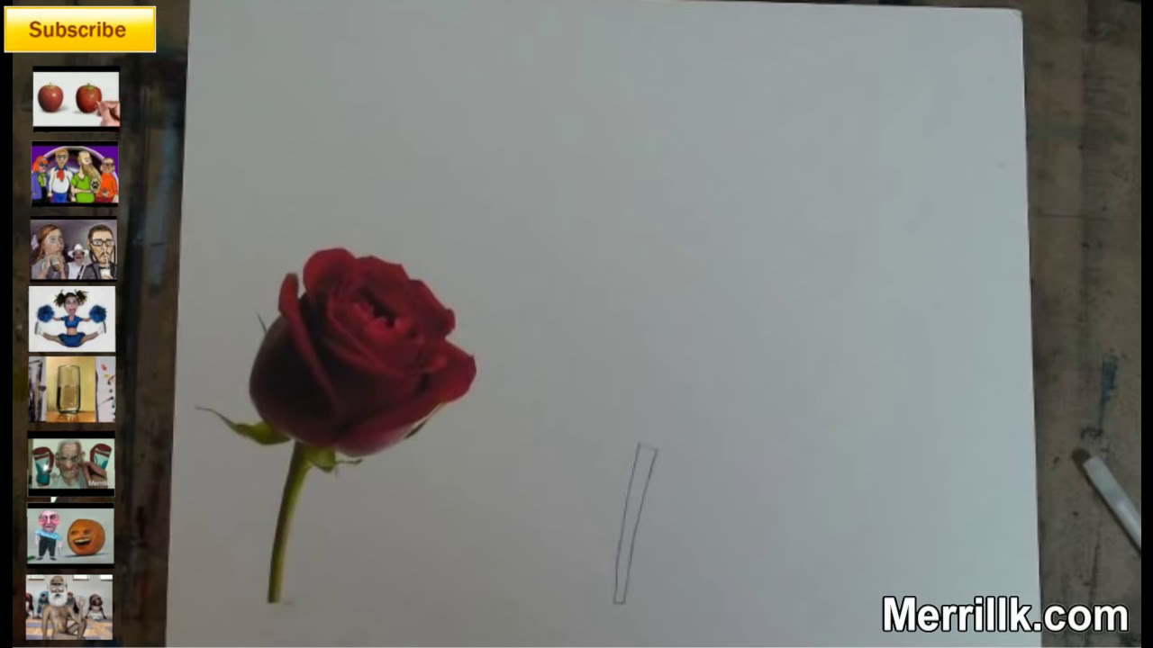 how to draw a rose step by step flower drawing tutorial