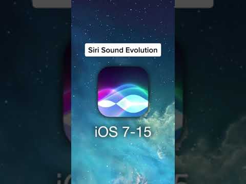 Siri Sound Evolution 🙃 #shorts