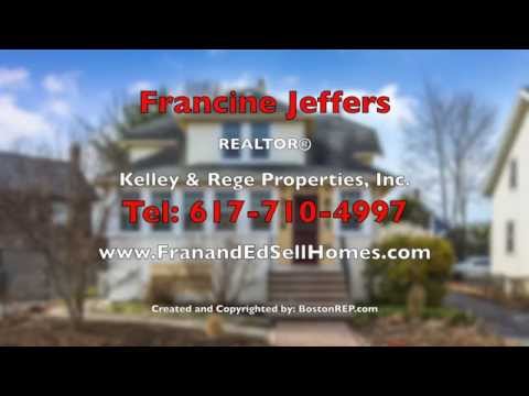 136 Eliot St, Milton MA - Francine Jeffers - Tel 617-710-4997