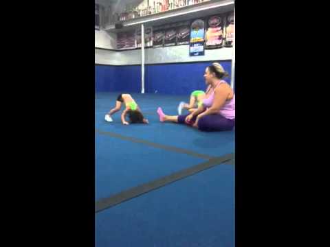Analia's backward roll