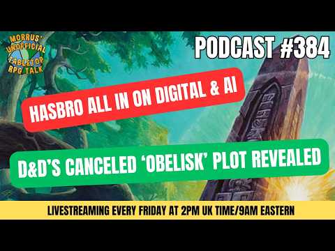 Morrus' Unofficial Tabletop RPG Talk #384 Livestream