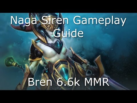 Dota 2 Naga Siren Guide: 6.6k MMR - Farming Tricks - Fast Radiance - FARM EFFICIENCY