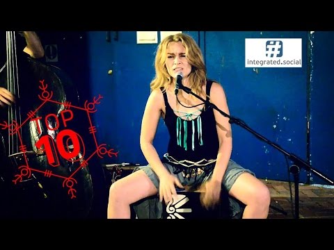 Sway Cover Acoustic Cajon Latin Music Street Performers