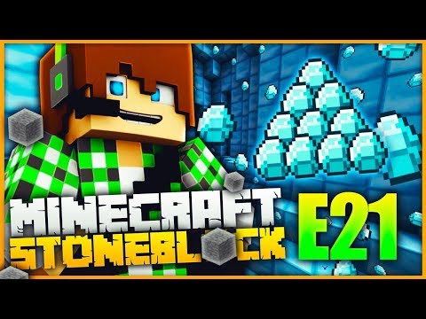DIAMOND FARM - Minecraft Mod StoneBlock E21