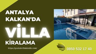Antalya Belek'te Günlük Kiralık Villa