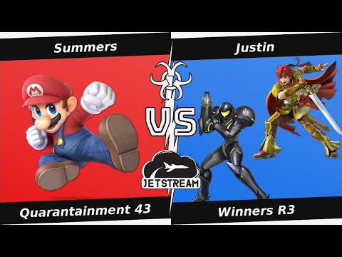 Quarantainment 43 Winners R3   Summers Mario Vs  Justin Samus, Roy Smash Ultimate   SSBU