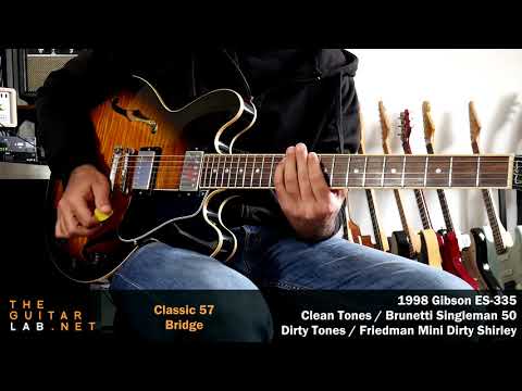 Lollar Imperial vs Gibson Classic 57 Pickups - Theguitarlab.net