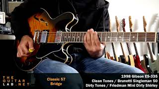 Video thumbnail for Lollar Imperial vs Gibson Classic 57 Pickups - Theguitarlab.net by Steph Lucarelli
