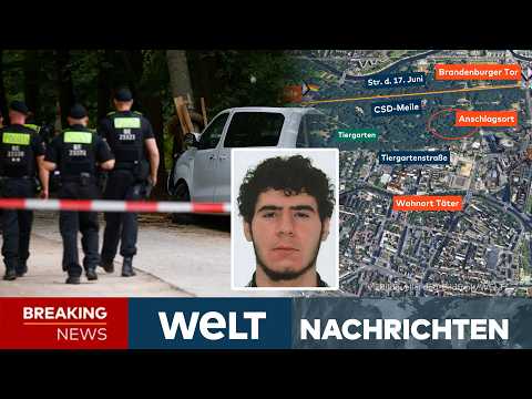 BERLIN: Anschlag auf CSD! Zugriff! Mutmaßlicher Täter von Polizei erschossen I WELT LIVE