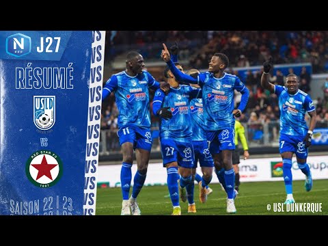 J27 I USL Dunkerque – Red Star FC (1-0), le résumé I National FFF 2022-2023