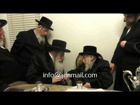 Nadvorna Yerushalayim Rebbe Visiting Skulener Rebbe - Cheshvan 5775