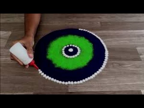 rangoli designs for diwali by Gauri | दिवाली स्पेशल रंगोली | easy and beautiful rangoli design Video