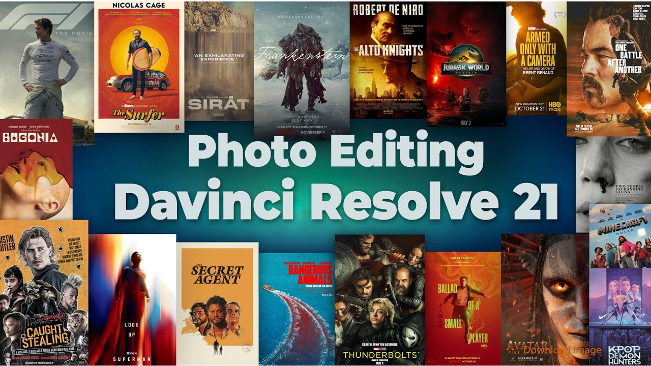 How to edit photos in Davinci Resolve 21